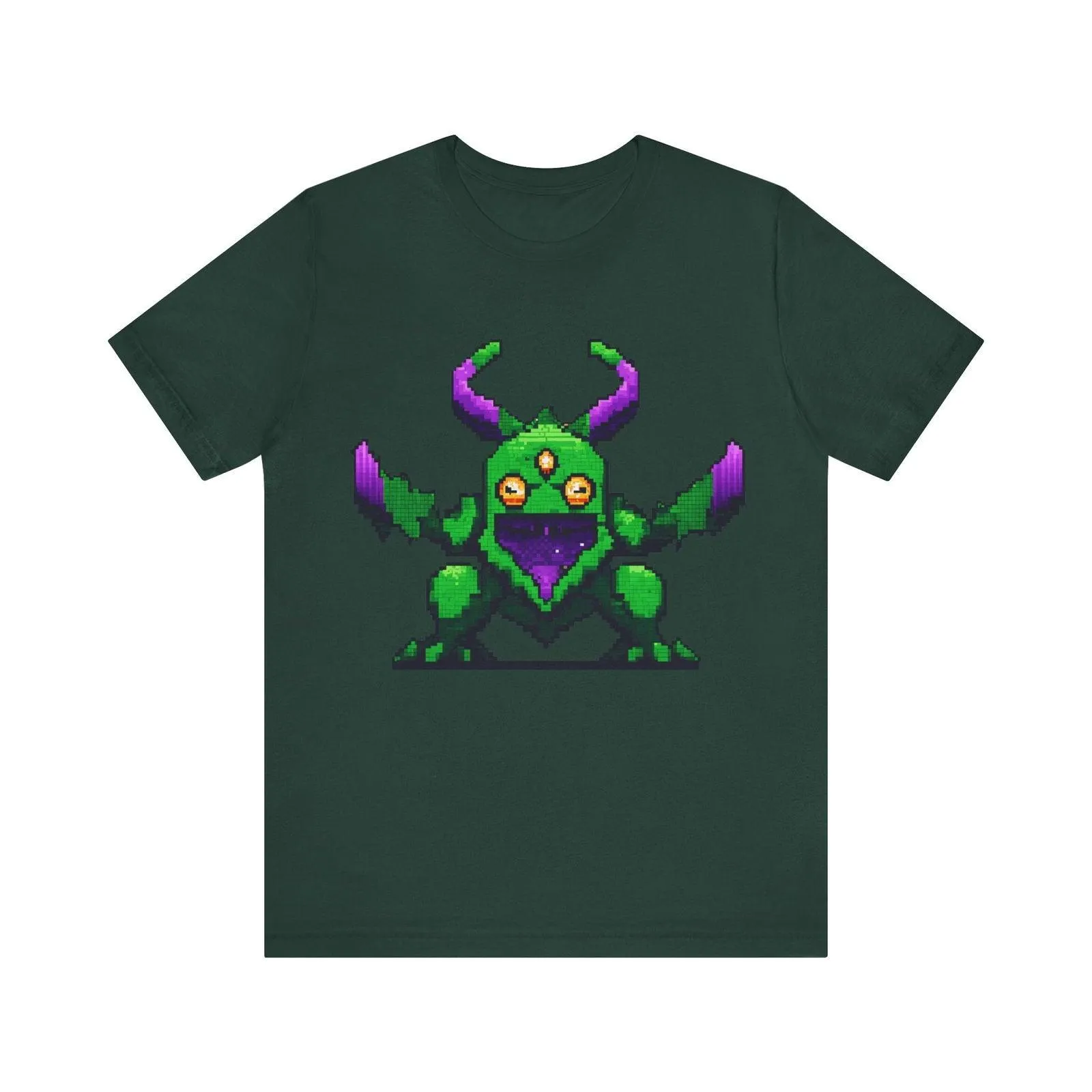 Adventure 8-Bit Monster Invader T Shirt