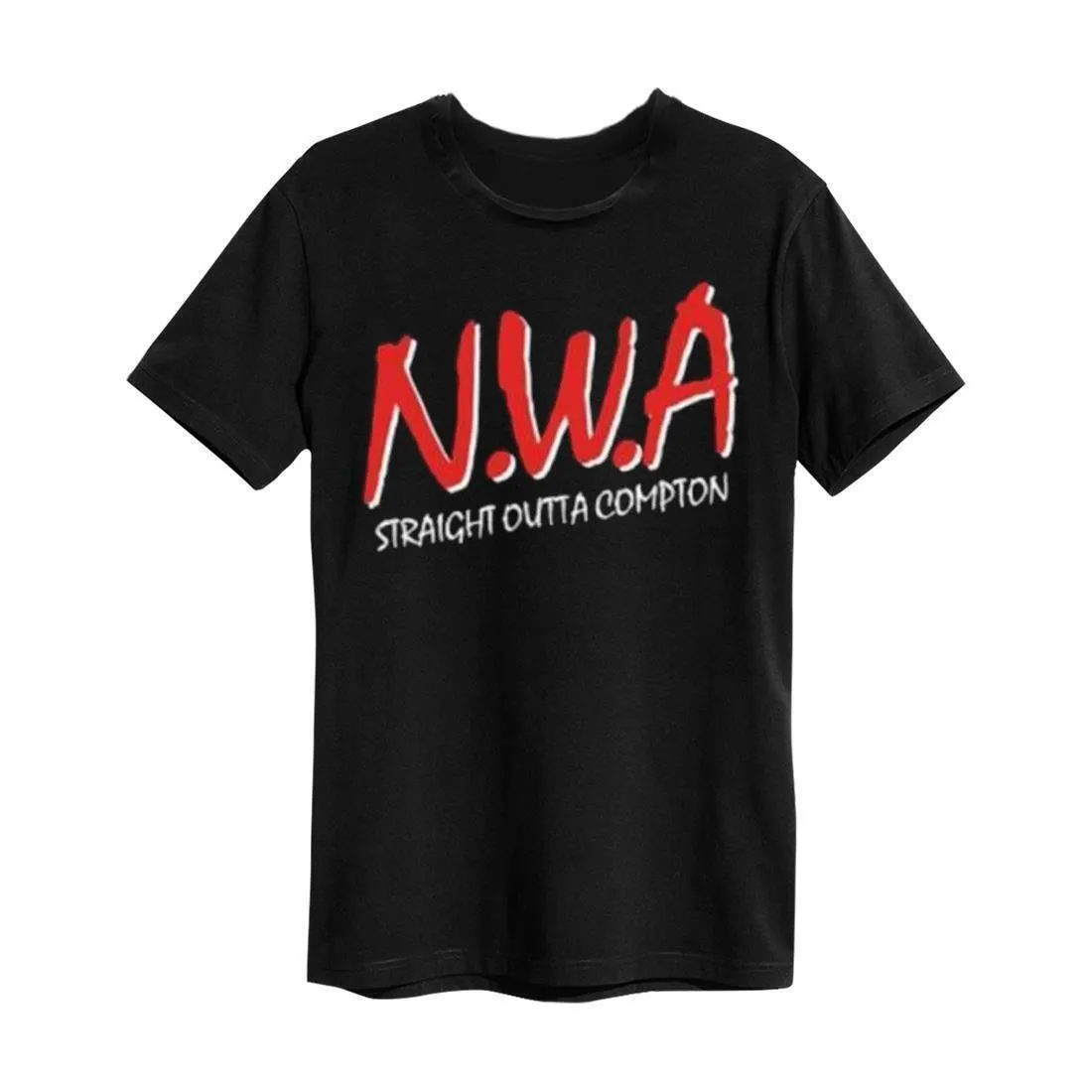 Amplified Mens Straight Outta Compton N.W.A Logo T-Shirt