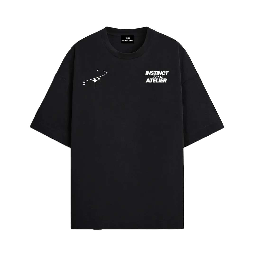 Atelier Oversized T-shirt- Black