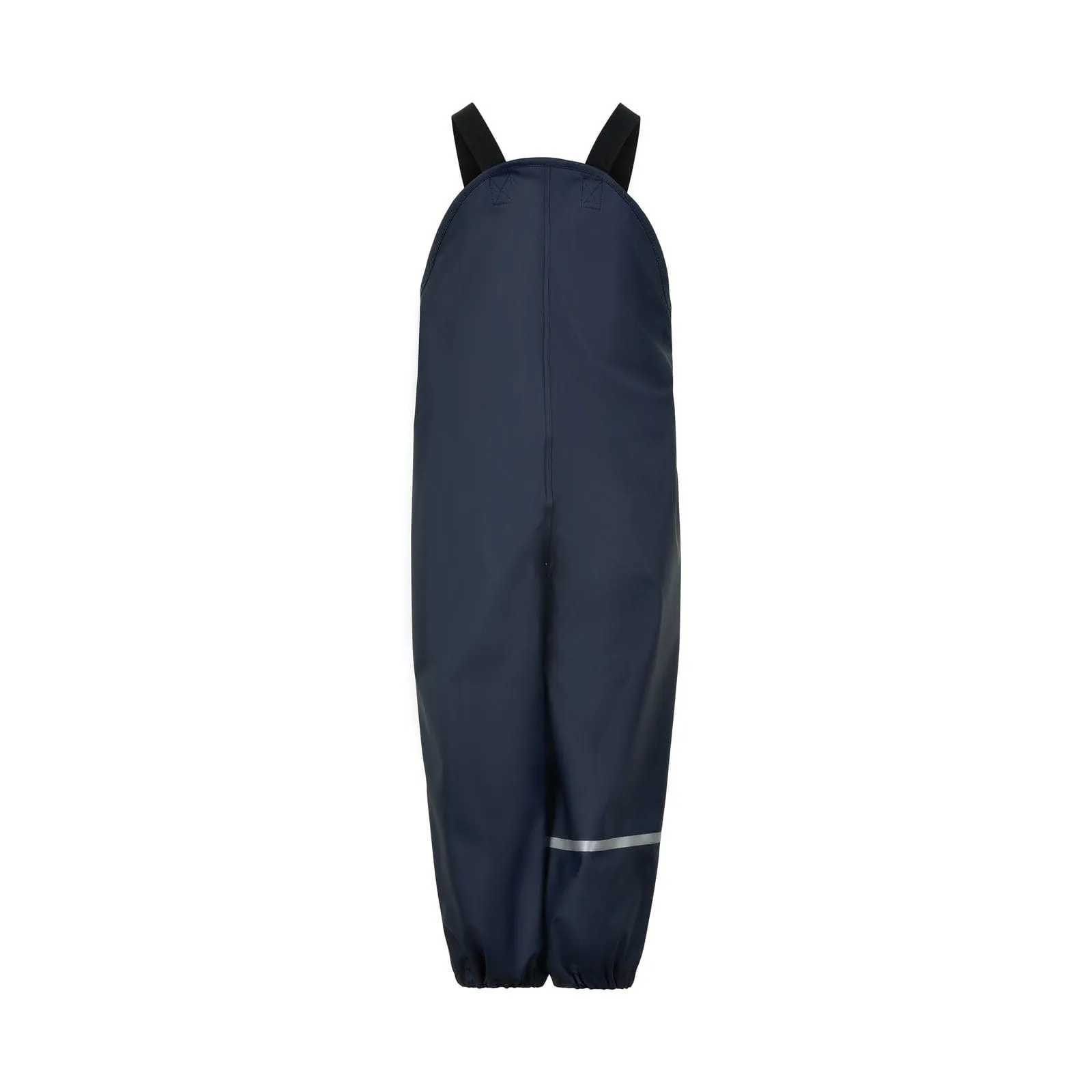 Bibbed Eco Rain Pants from Recycled Fabric in Navy