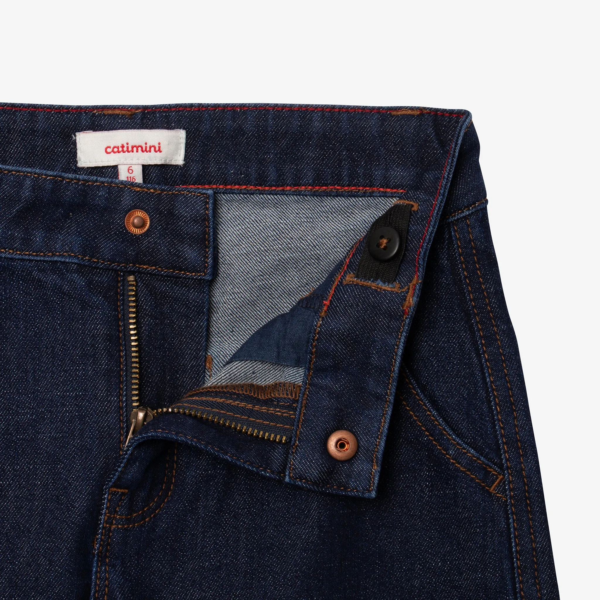 Boys' dark blue denim pants