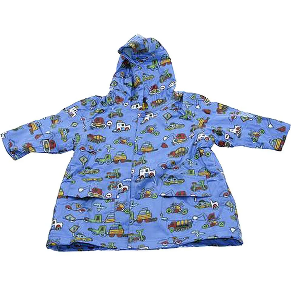 Boys Outerwear Blue Truck Unlined Raincoat 12M-8