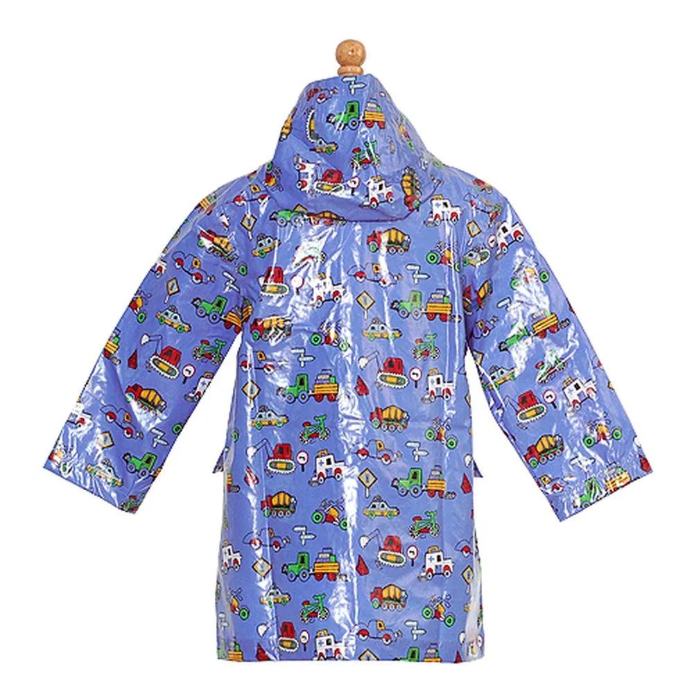 Boys Outerwear Blue Truck Unlined Raincoat 12M-8