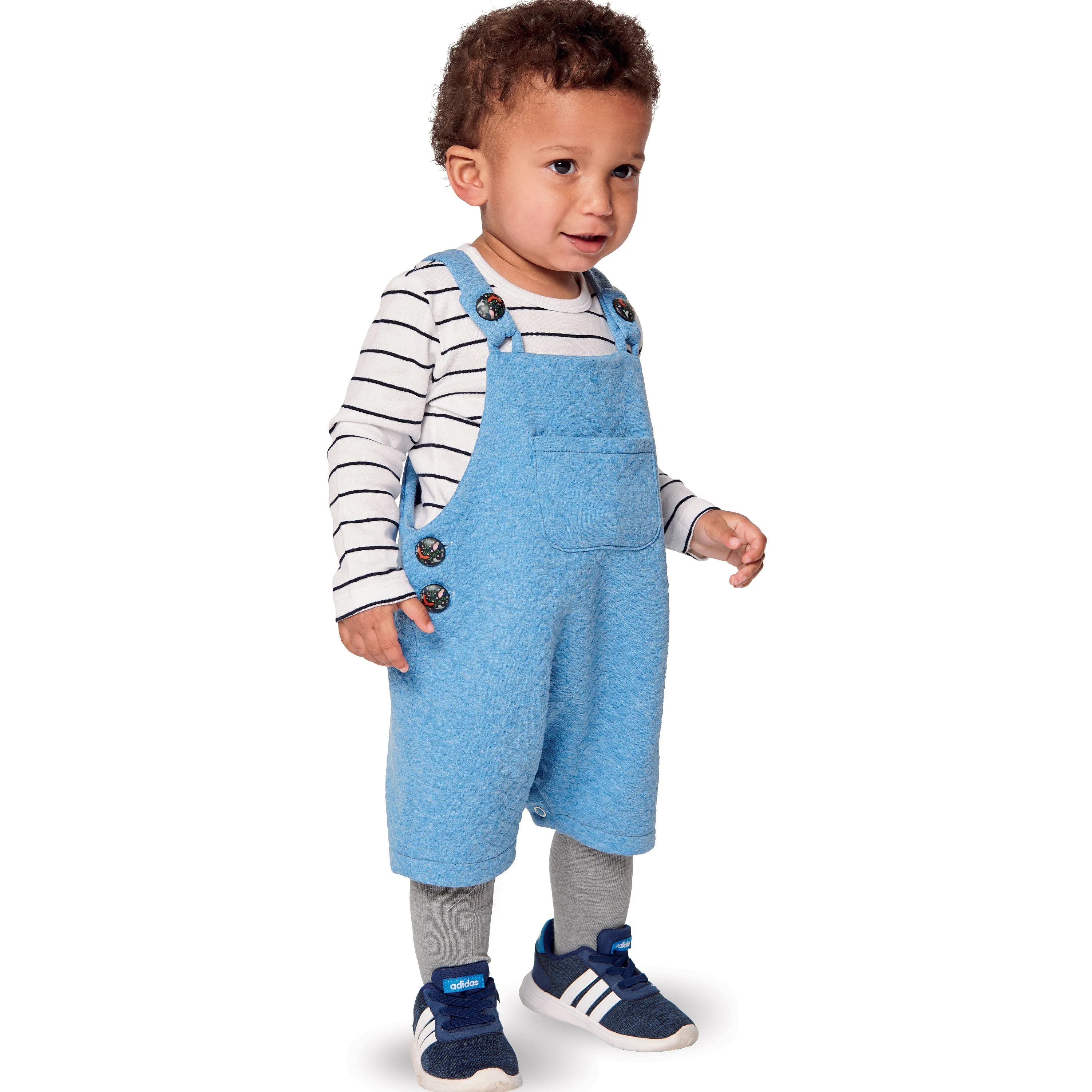 Burda Pattern 9295 Babies' Bibbed trousers or pants – Overalls with straps