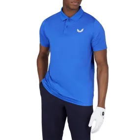 Castore Breathable Golf Polo Shirt - Royal Blue