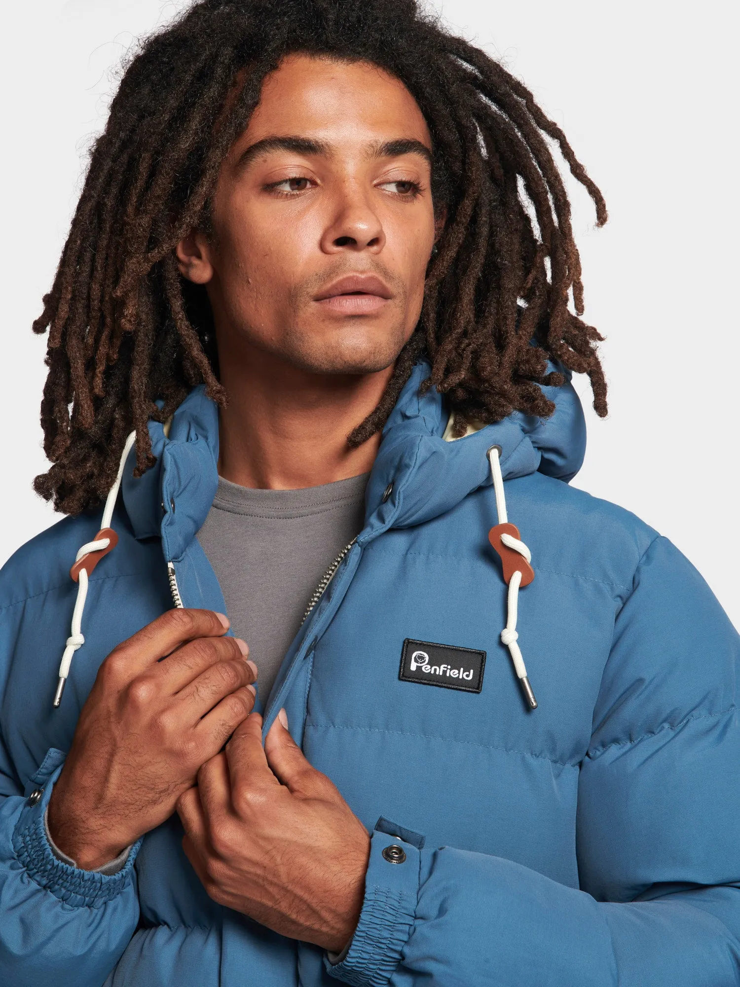 Contrast Bowerbridge Jacket in Real Teal