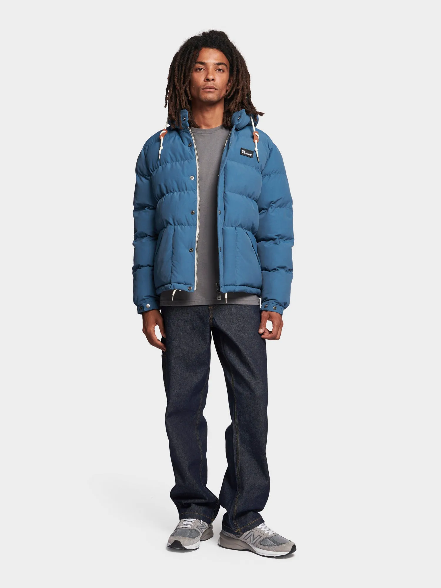 Contrast Bowerbridge Jacket in Real Teal