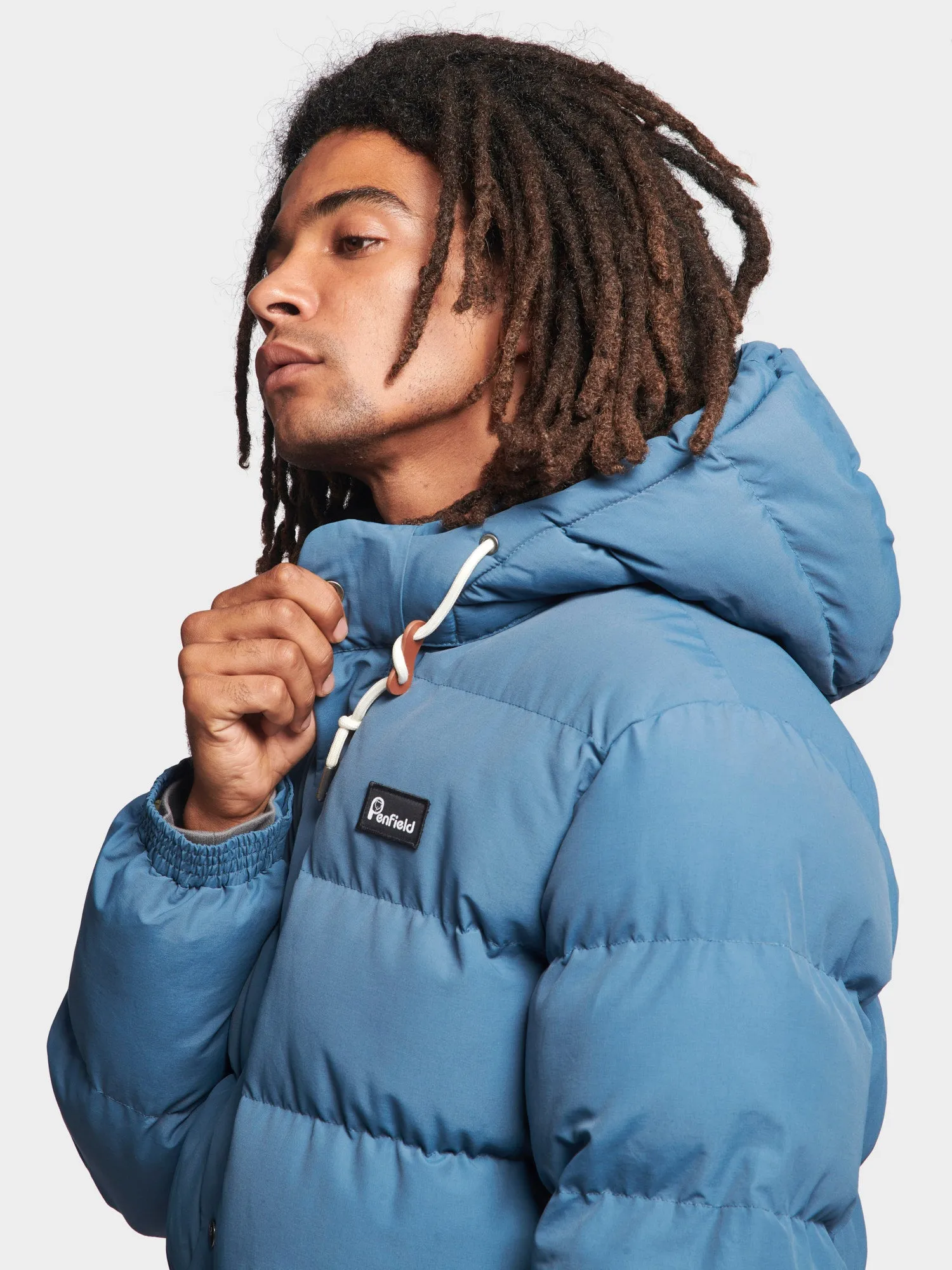 Contrast Bowerbridge Jacket in Real Teal