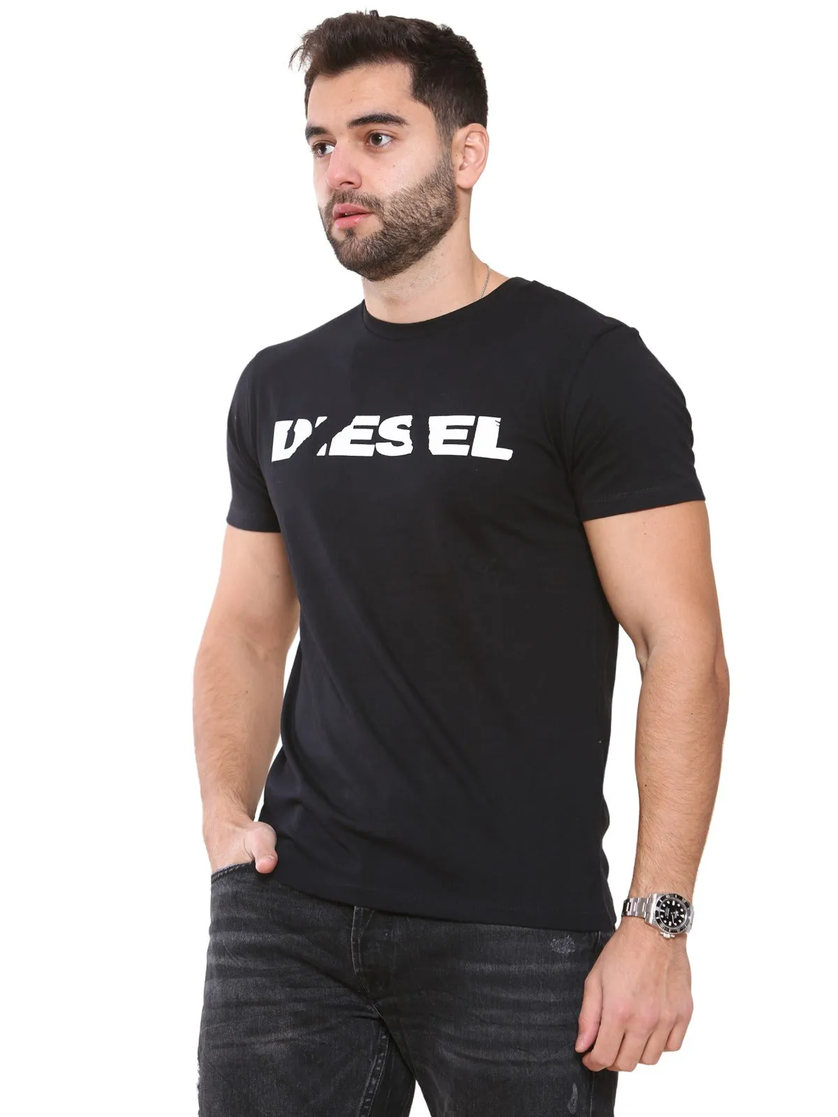 Diesel Mens Short Sleeve Casual T Shirt | T-Diego