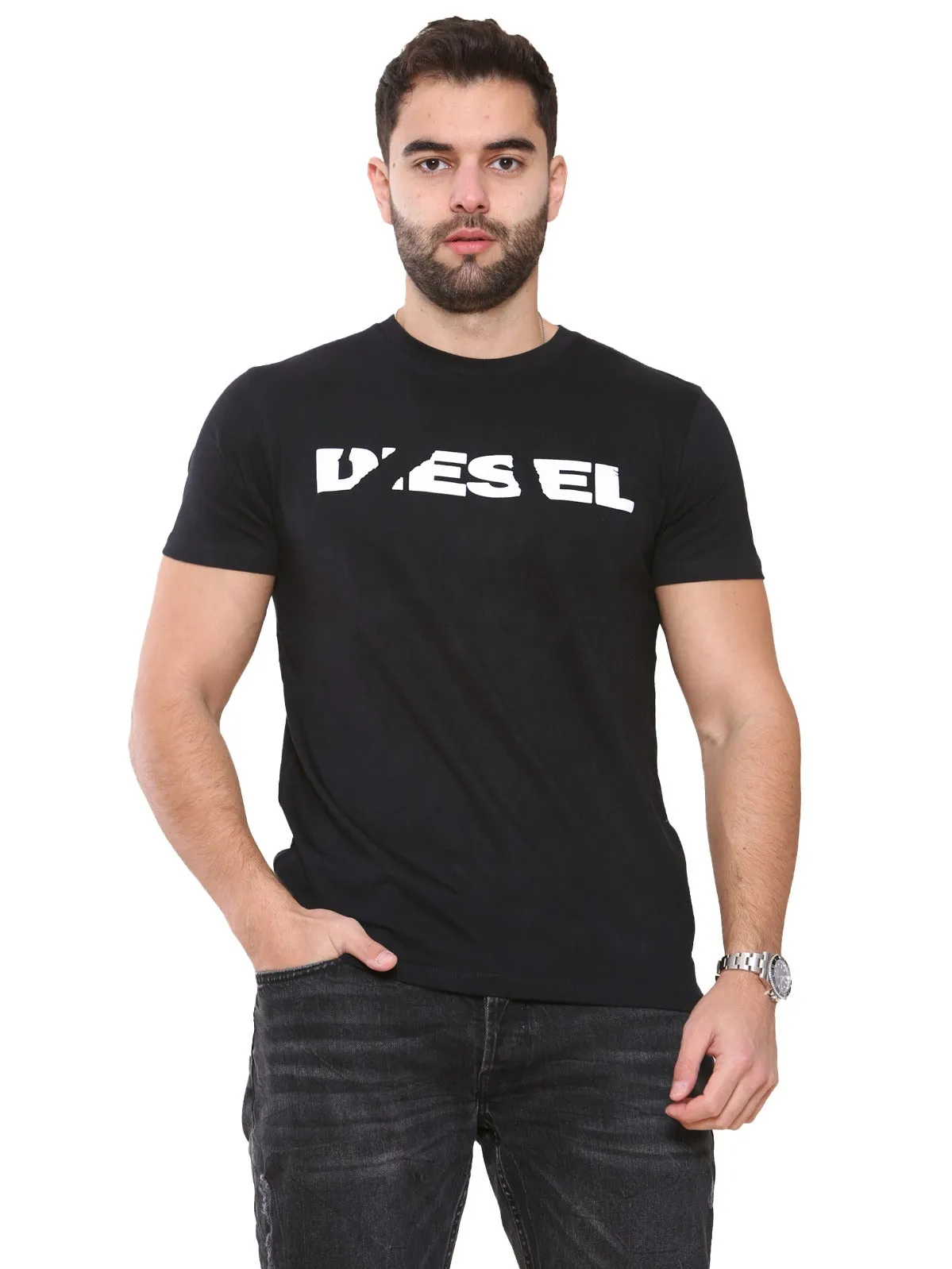 Diesel Mens Short Sleeve Casual T Shirt | T-Diego