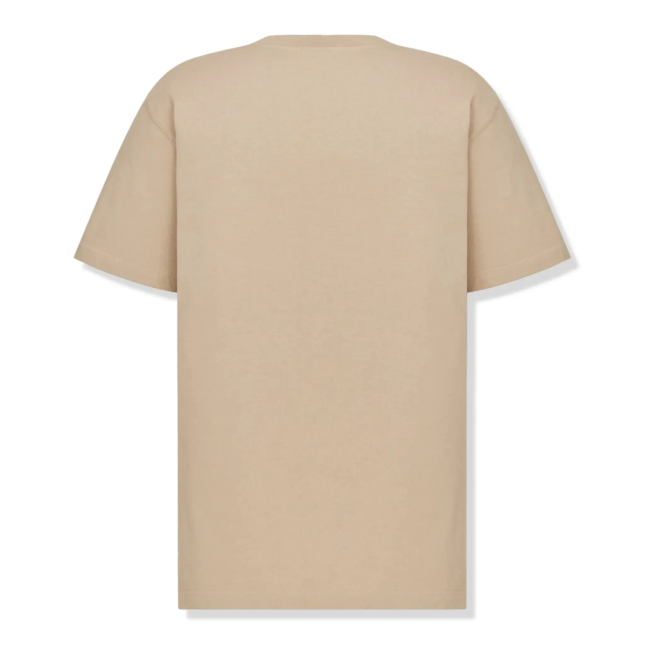 Dior CD Icon Relaxed Fit Cotton Beige T Shirt