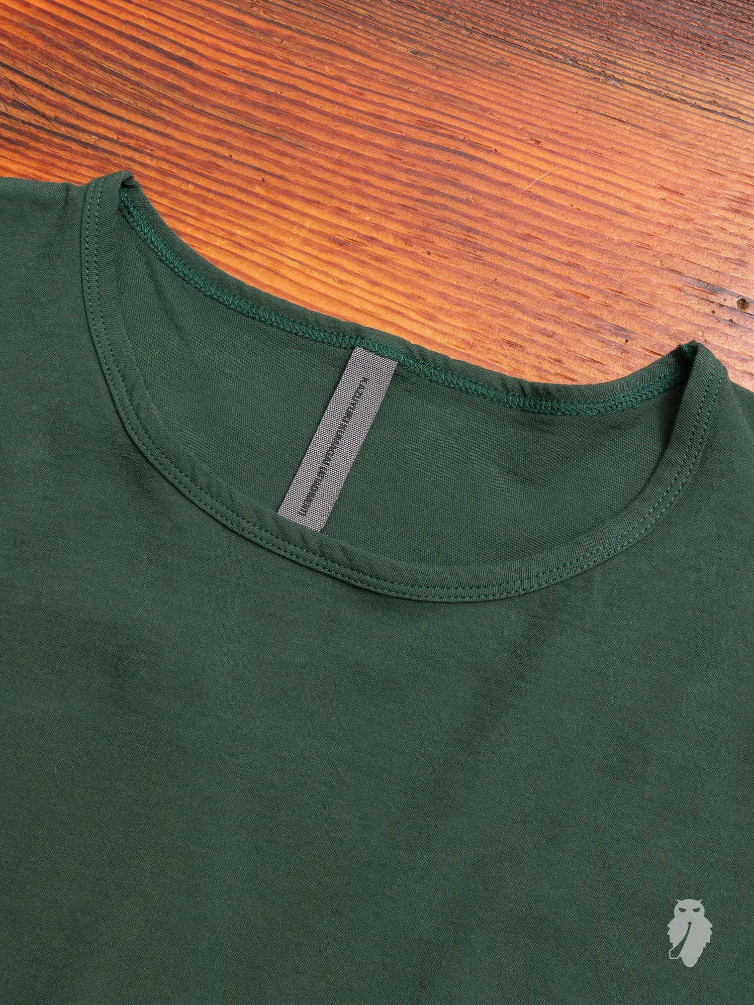 Drop Shoulder Relaxed T-Shirt in Dark Green