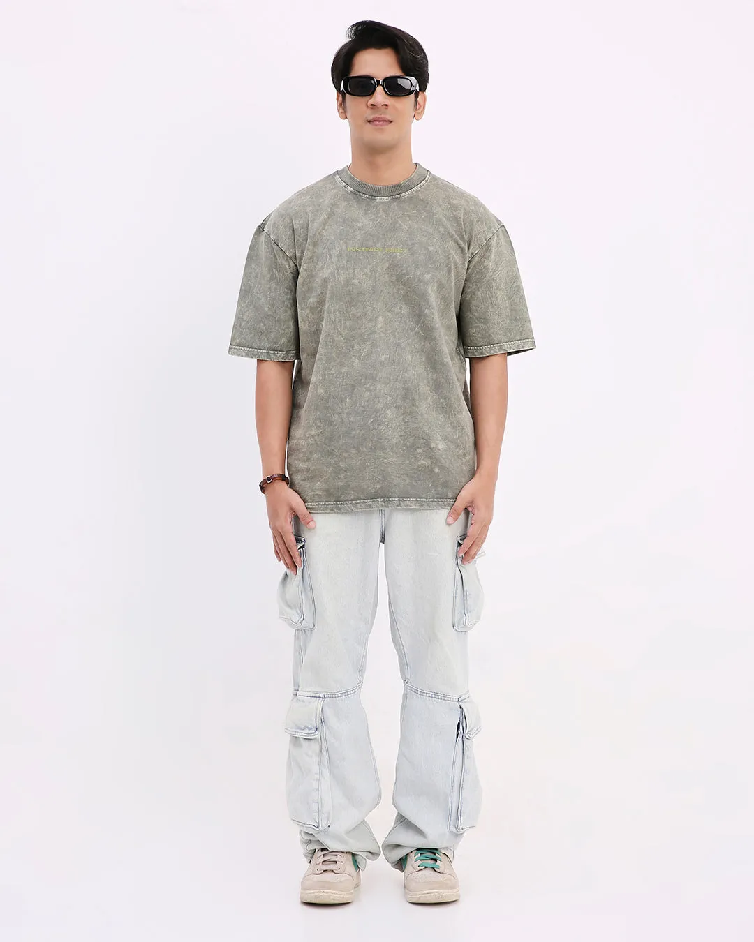 Emerald Washed Out Oversized T-shirt