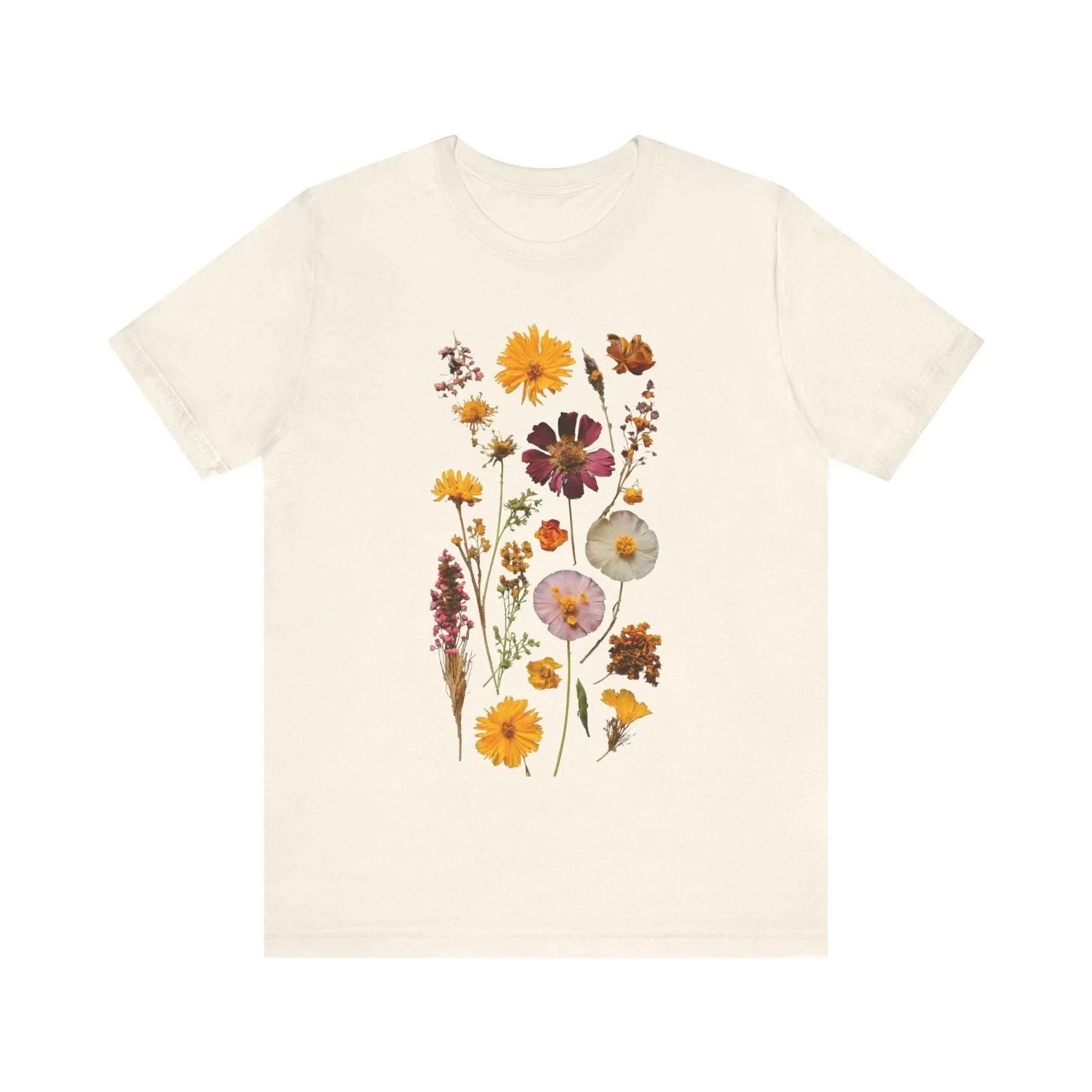 Flower Wildflower Collage T Shirt