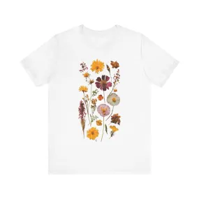 Flower Wildflower Collage T Shirt