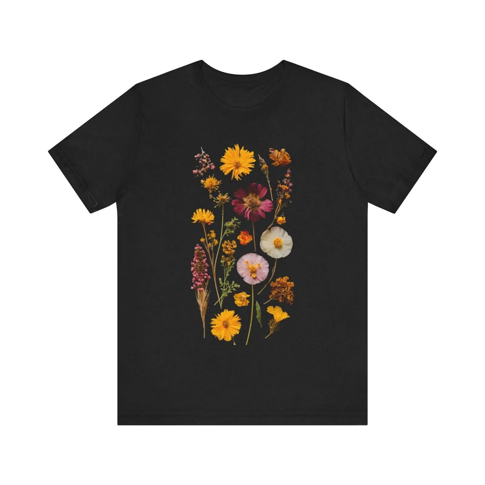 Flower Wildflower Collage T Shirt