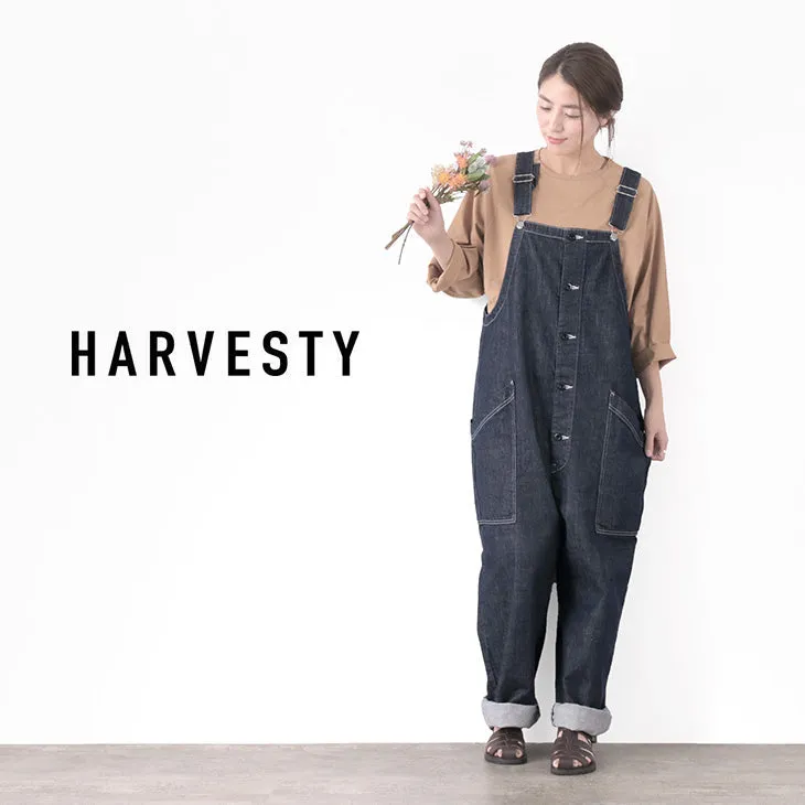 HARVESTY / Overalls / 10oz Non-Faded Denim