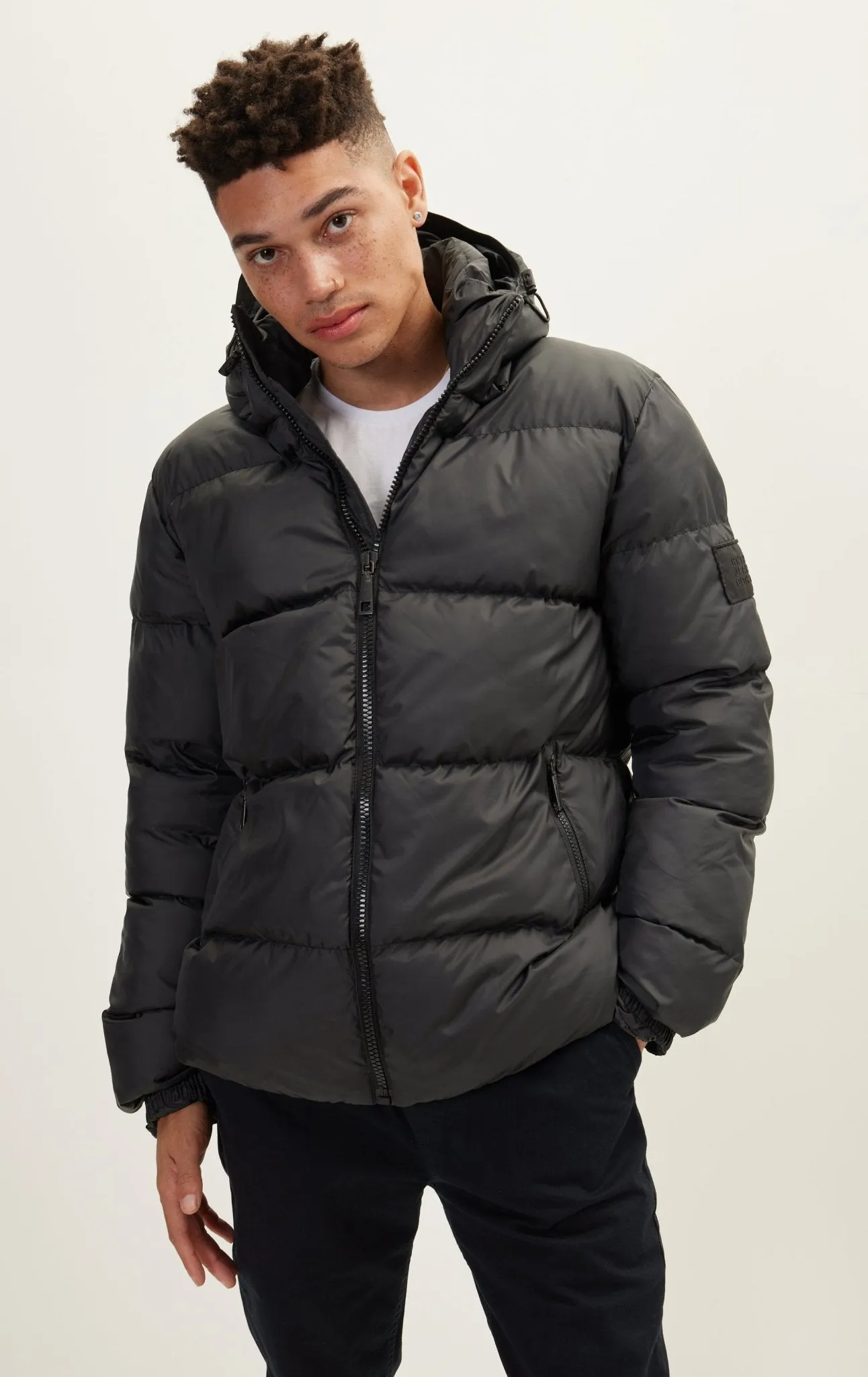 Heavy Padded Coat - Black