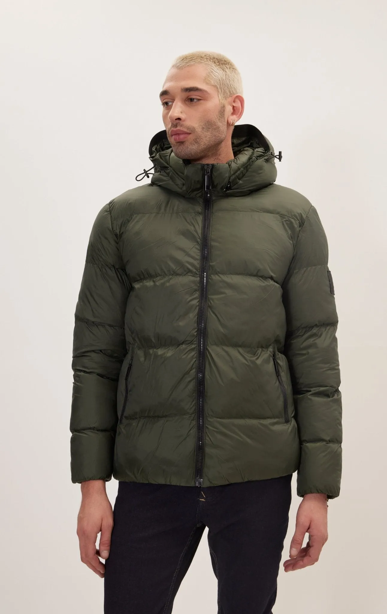 Heavy Padded Coat - Dark Green