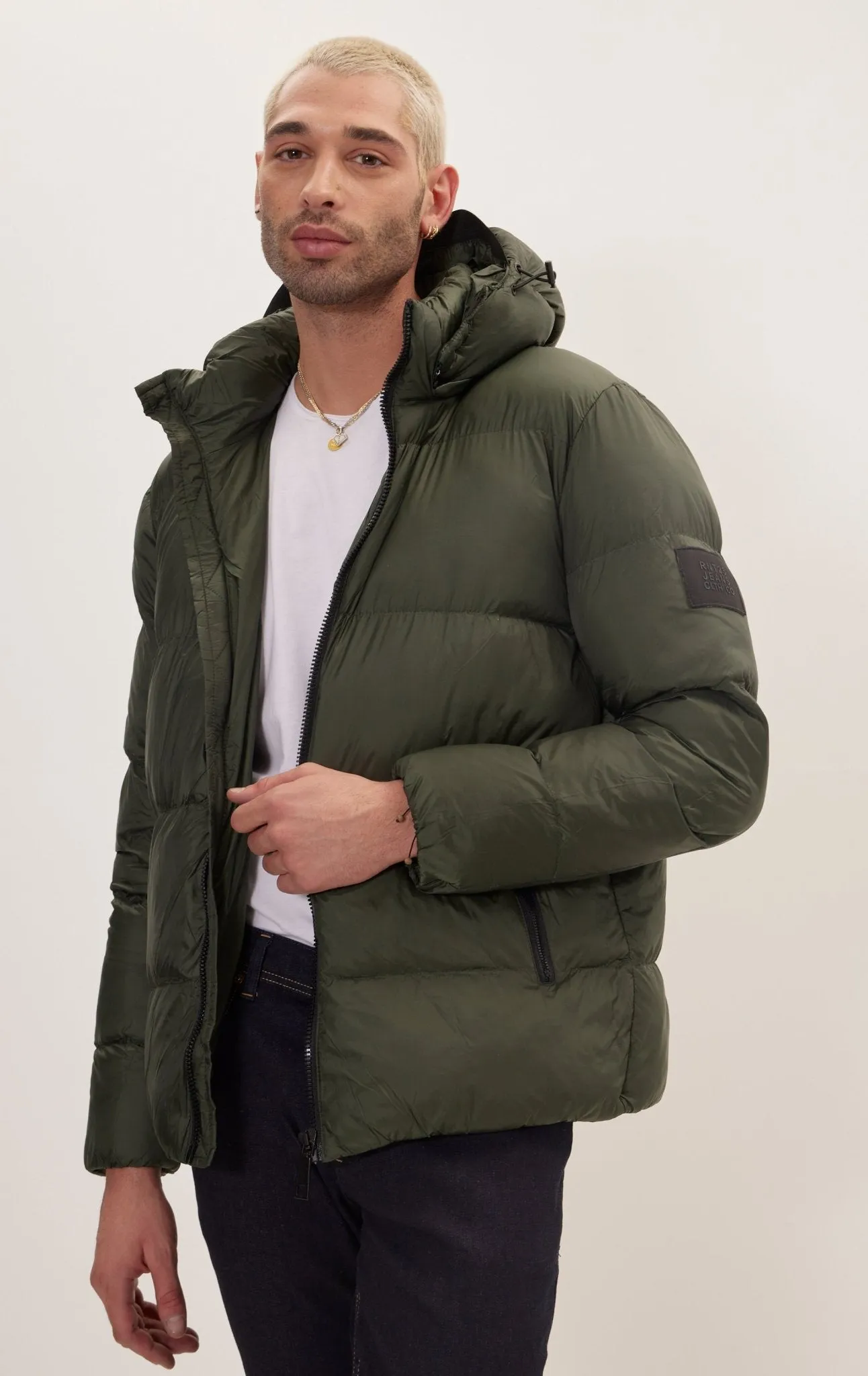 Heavy Padded Coat - Dark Green