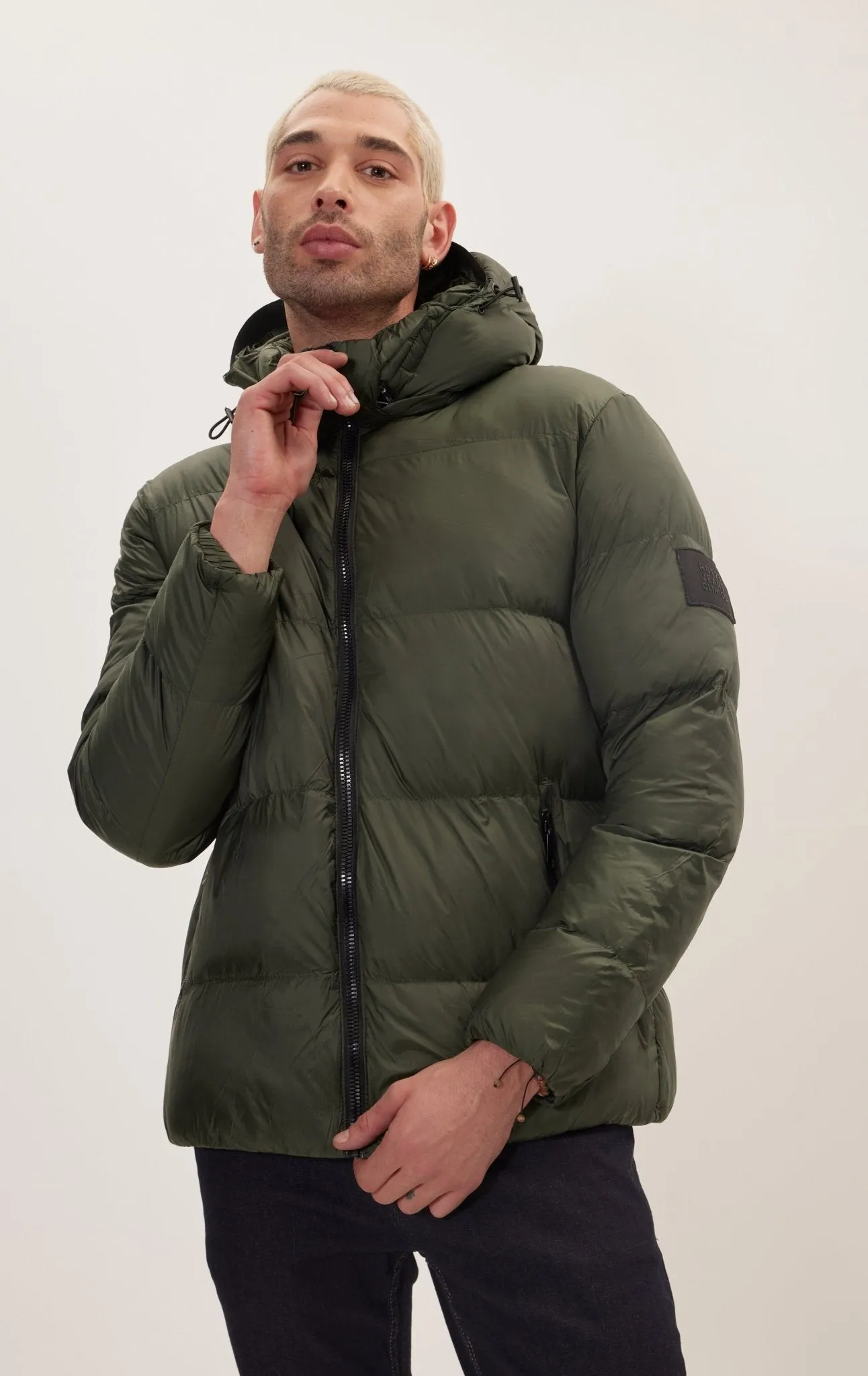 Heavy Padded Coat - Dark Green