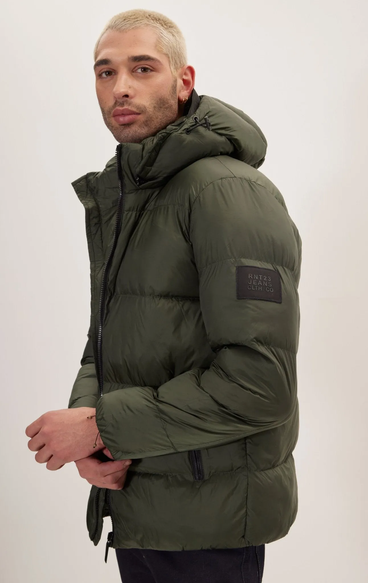 Heavy Padded Coat - Dark Green