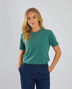 Jada Basic O Neck Green Trail