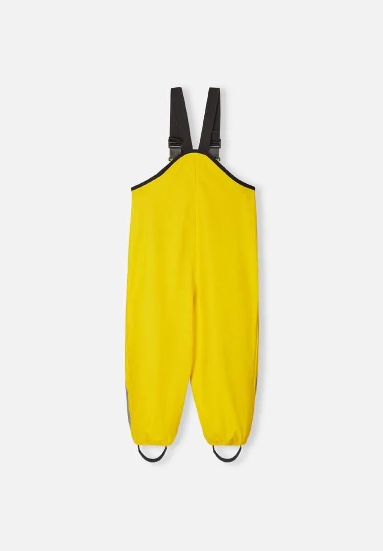 Lammikko Bibbed Rain Pant: Yellow