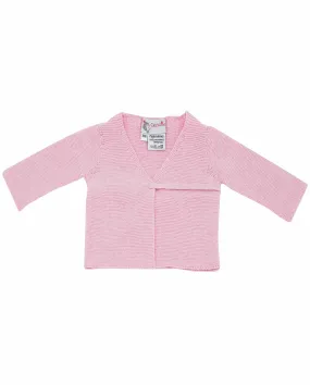 Little Royals Baby Tie-Front Sweater - Pink