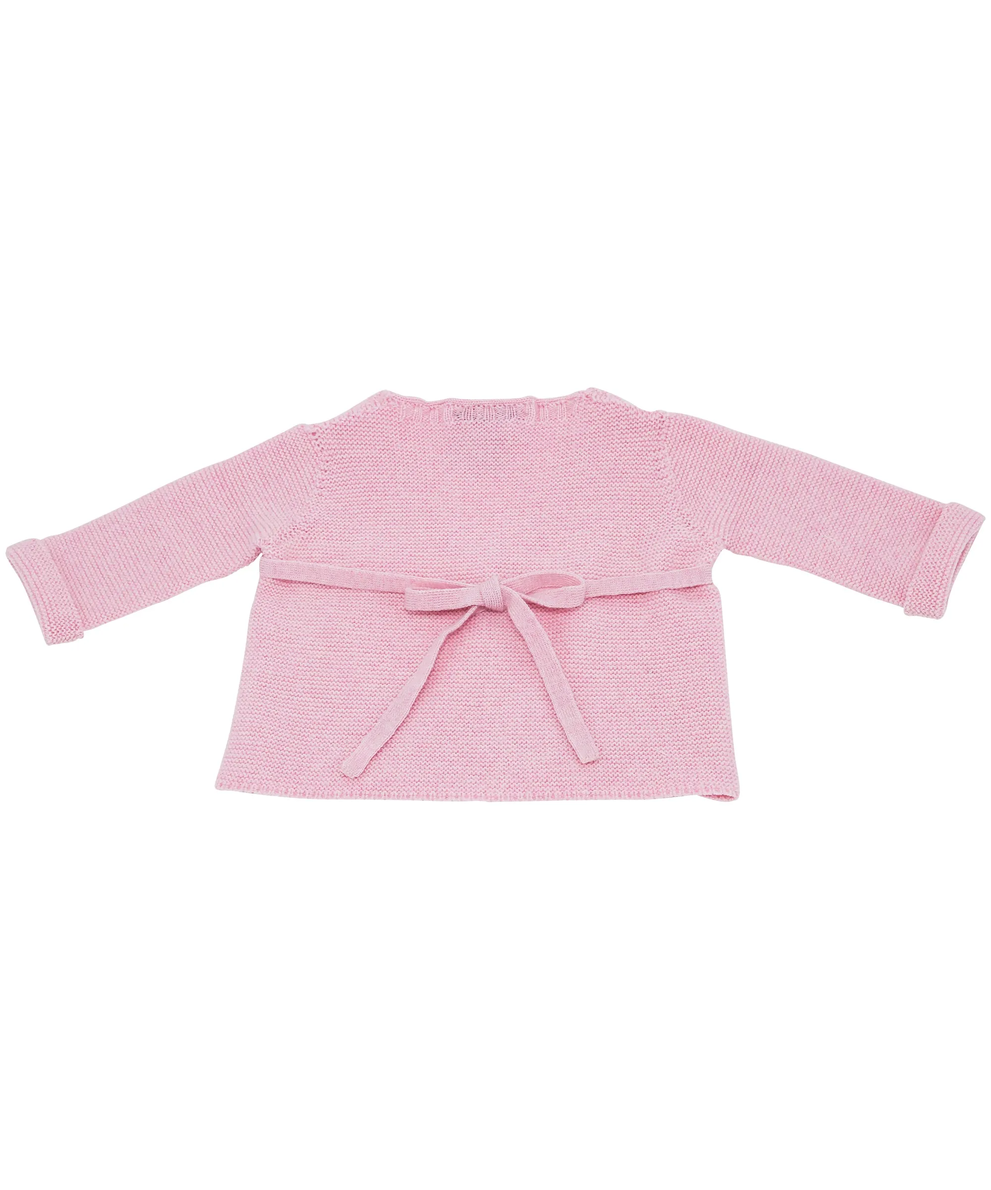 Little Royals Baby Tie-Front Sweater - Pink