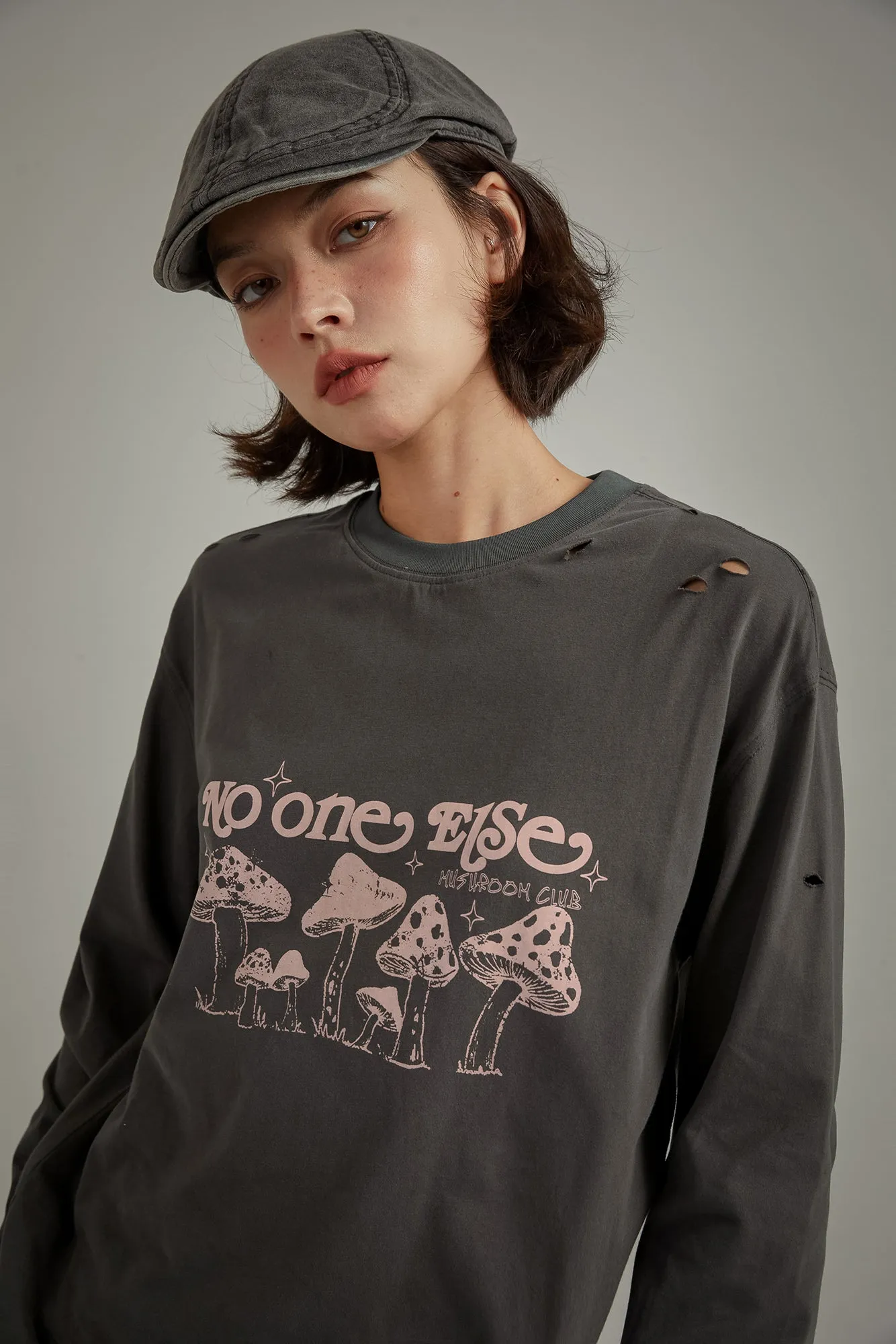 Logo Mushroom Long Sleeve T-Shirt