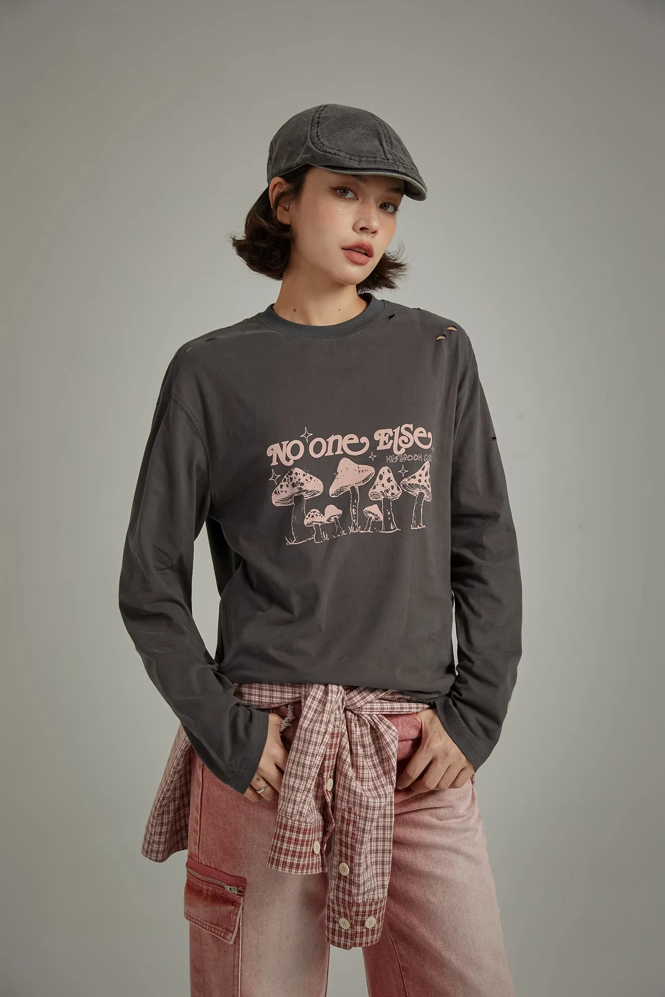 Logo Mushroom Long Sleeve T-Shirt