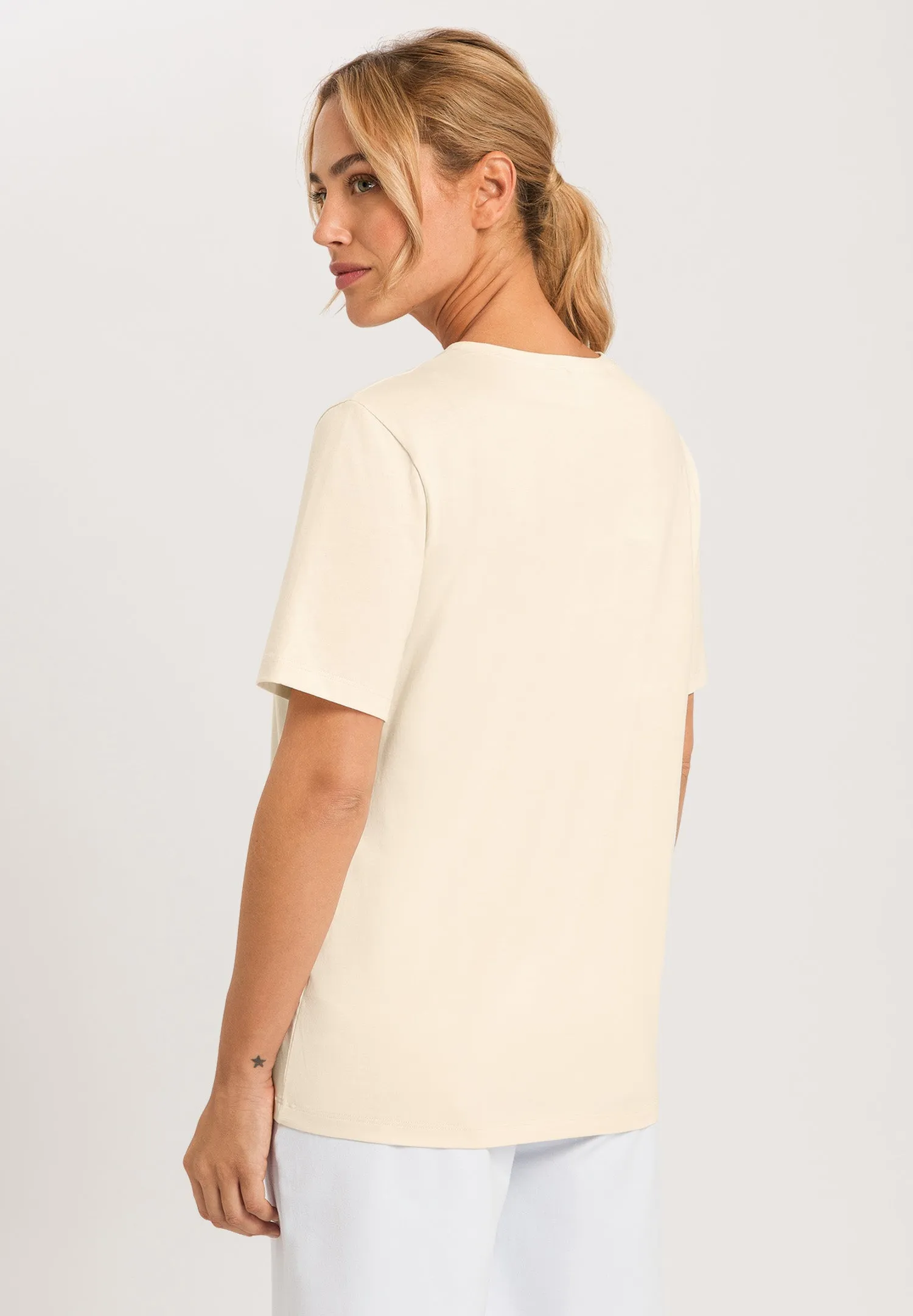 Natural Shirt Organic Cotton Top | Warm Sand 78662-1200