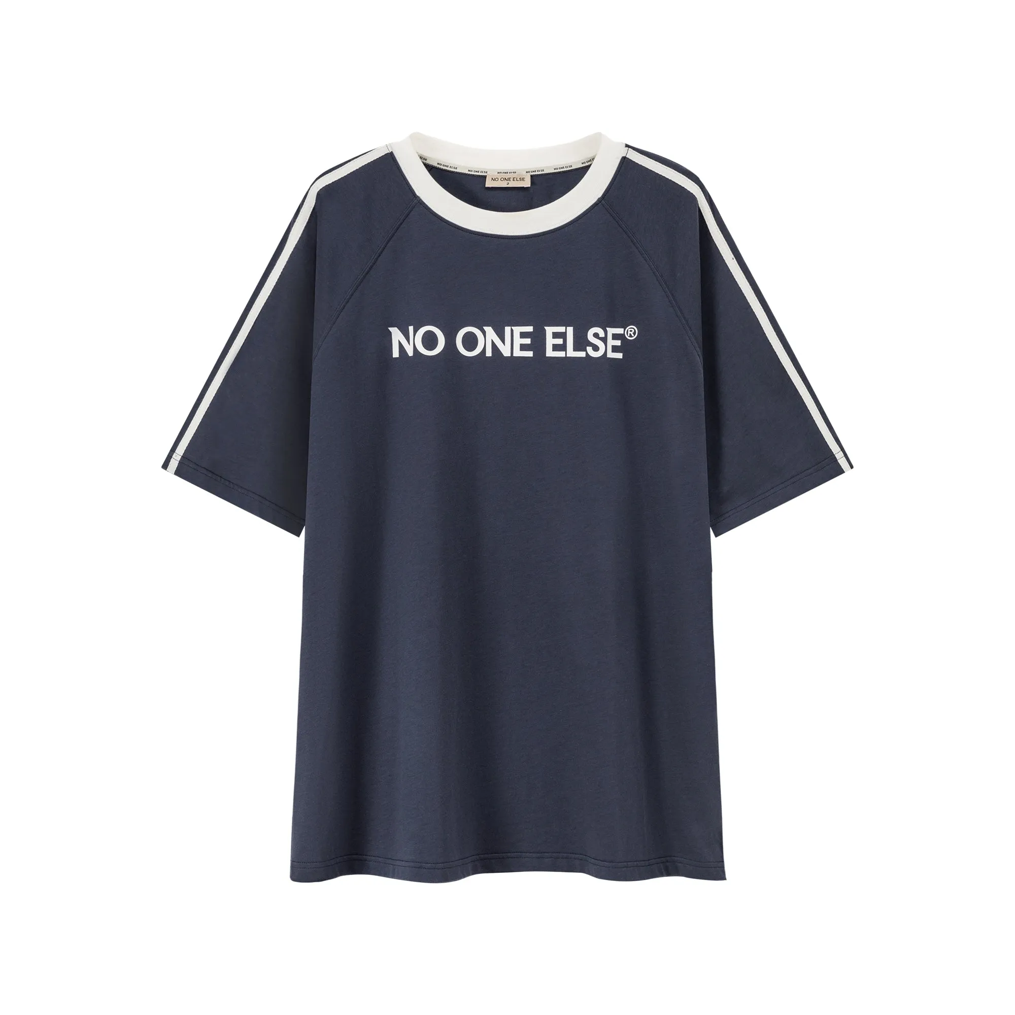 Noe Letter Printed Raglan T-Shirt