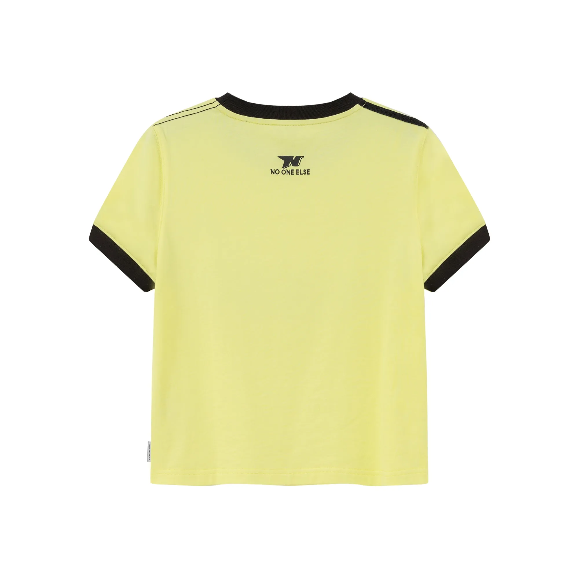 Noe Lettering Sporty Colorblocked Short Sleeve T-Shirt