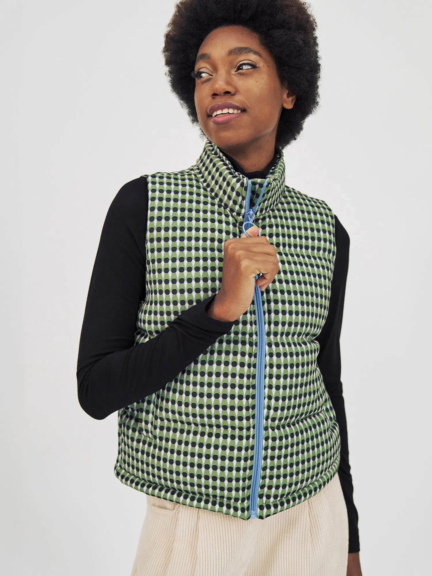 Padded Quilted Vest