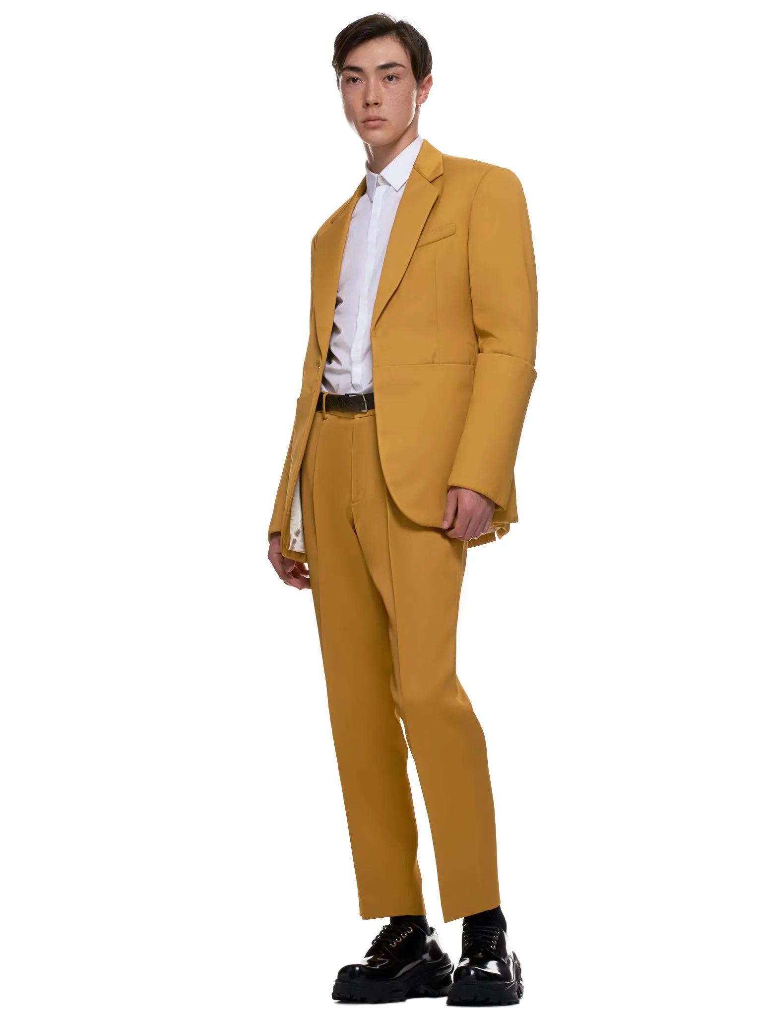 Padded Suit Jacket (003-02-YELLOW)