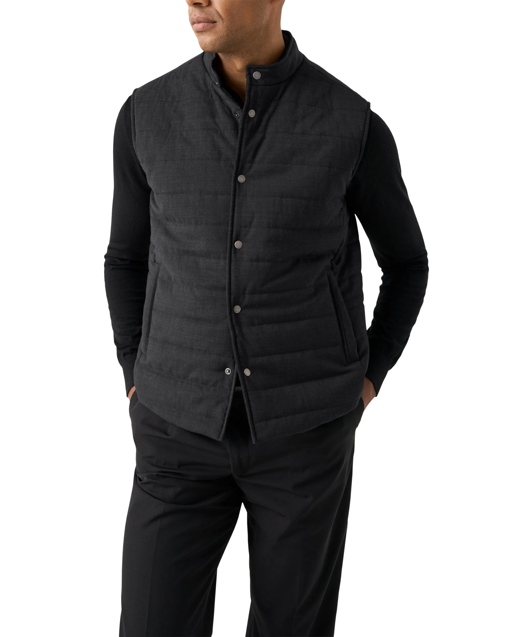 Padded Wool Vest