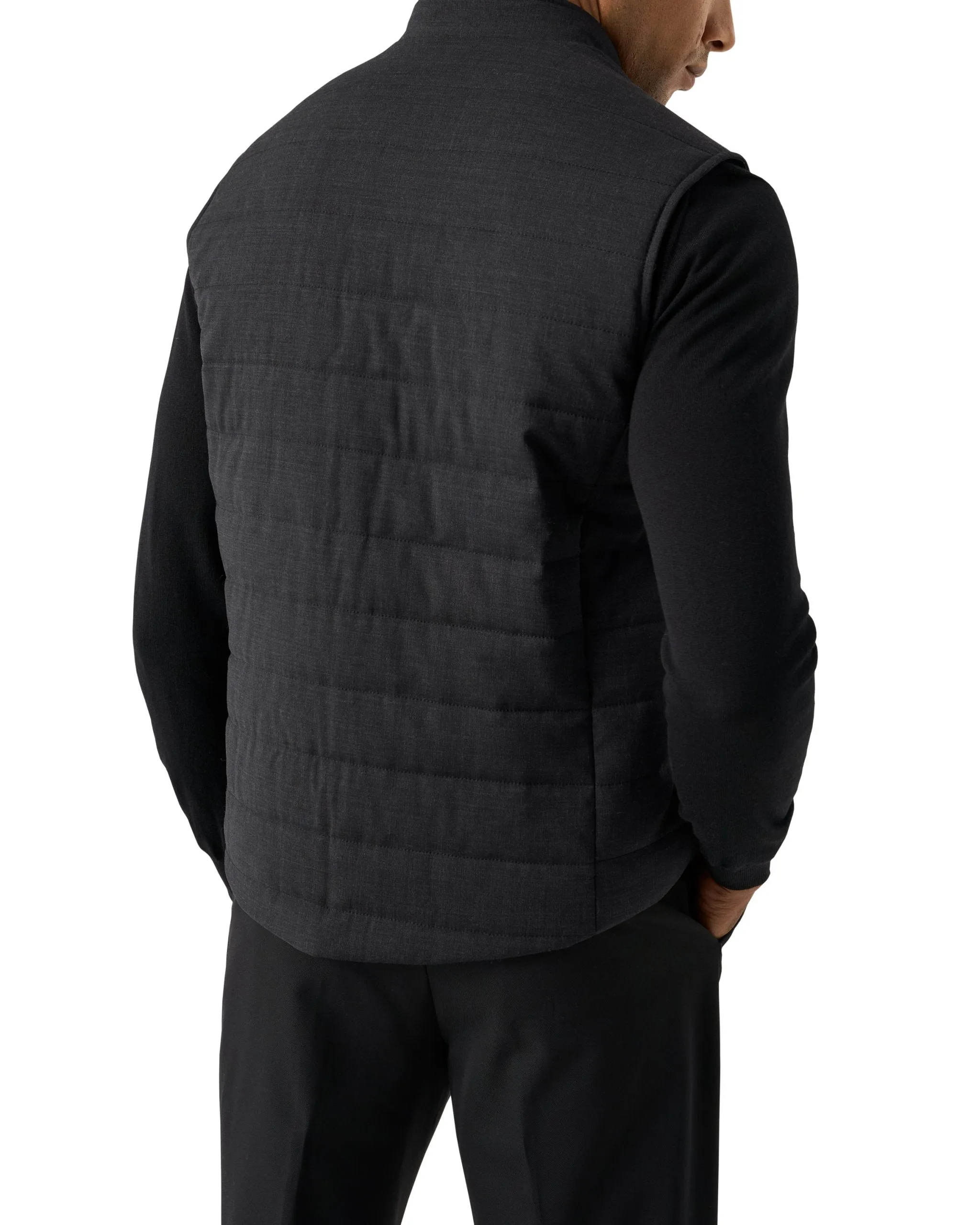 Padded Wool Vest