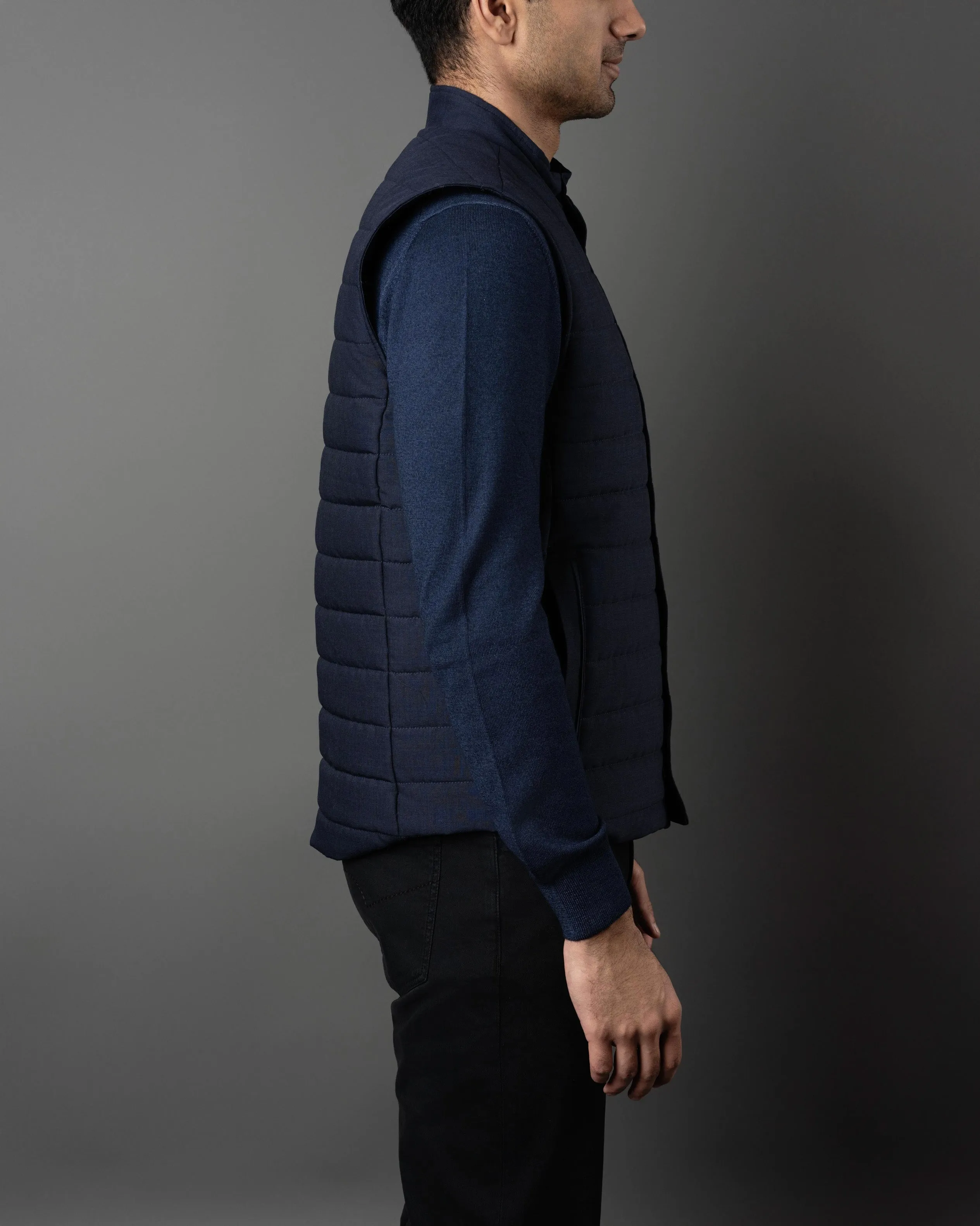 Padded Wool Vest