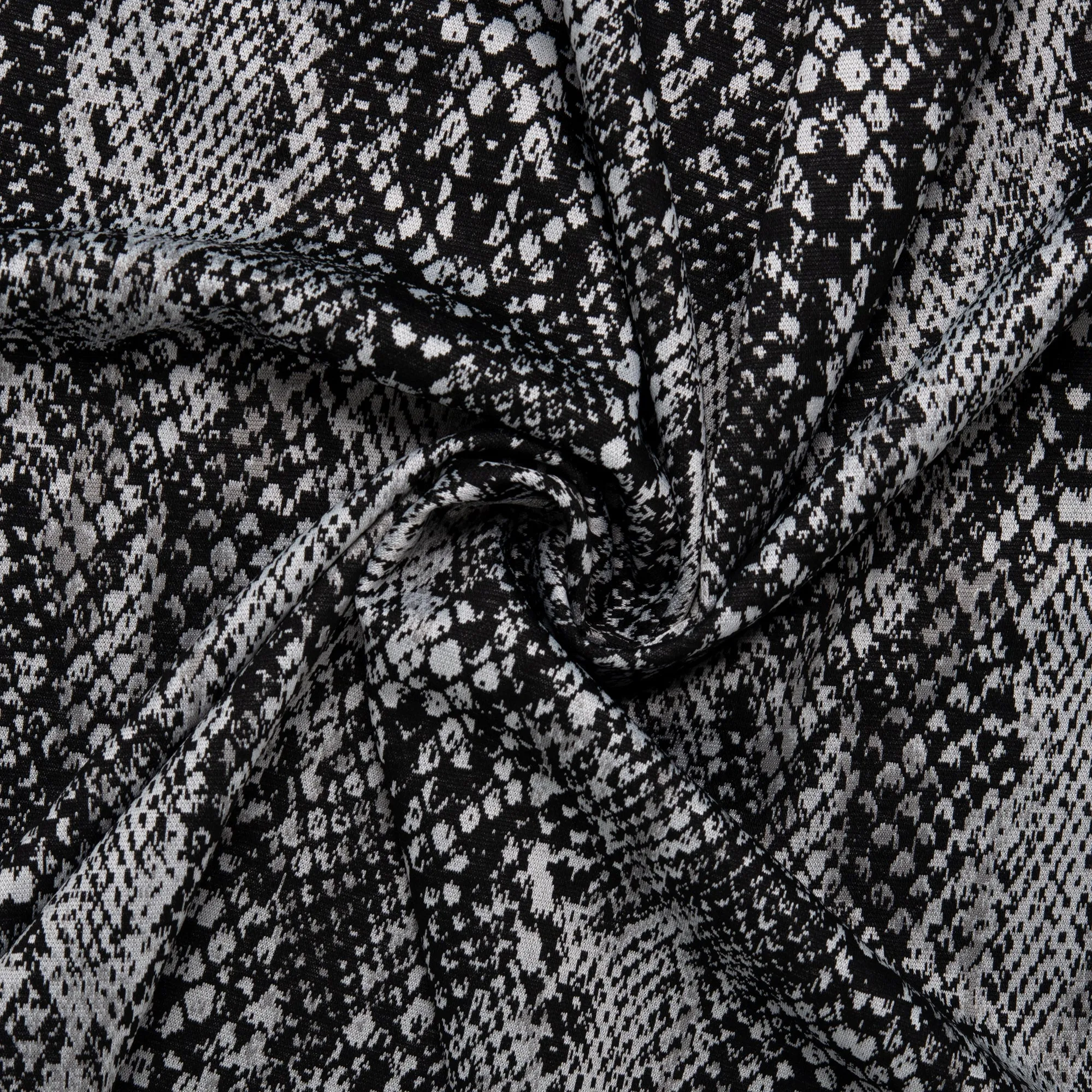 Plaid & Jacquard Fashion Knit - Snakes - Grey