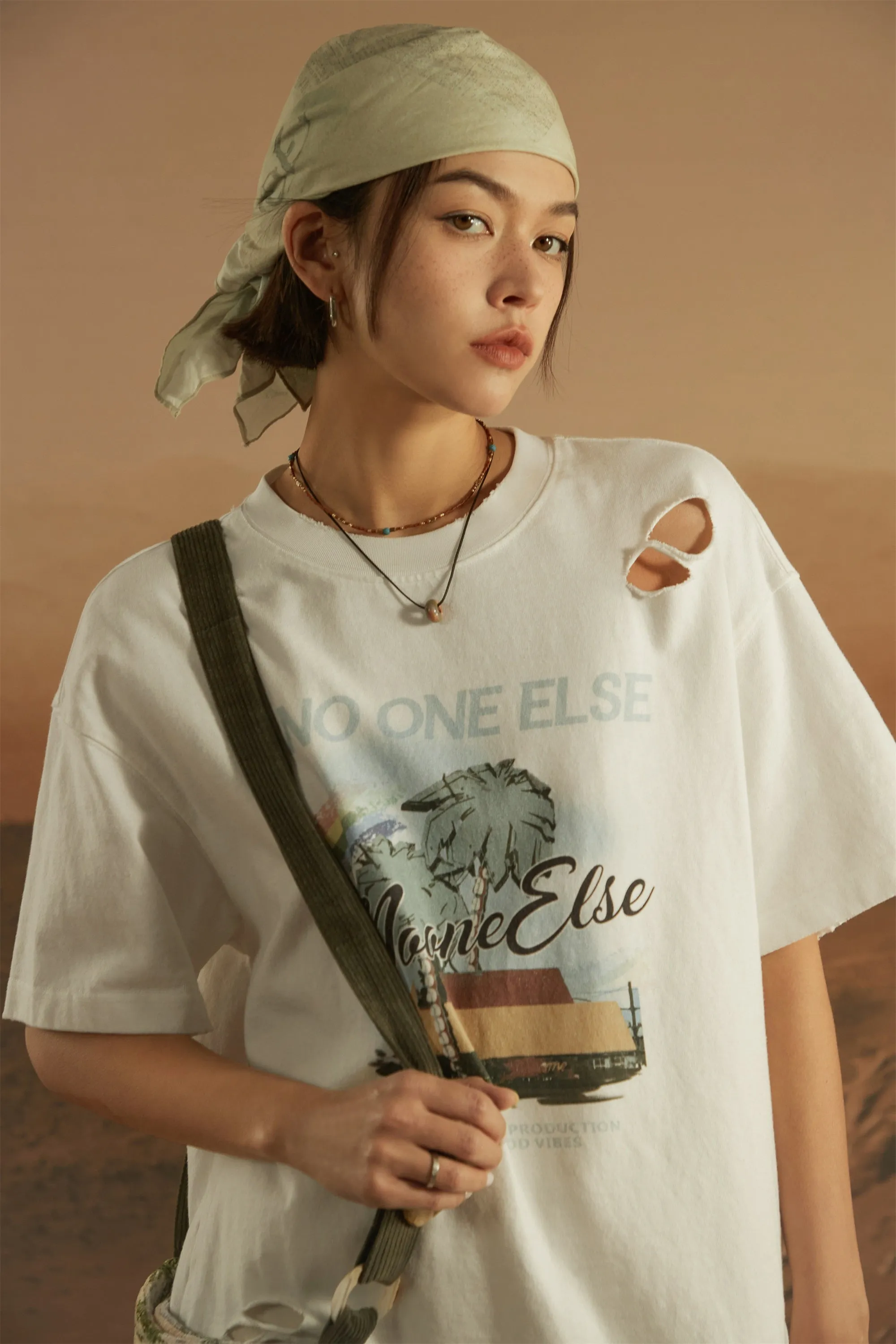 Printed Boxy T-Shirt