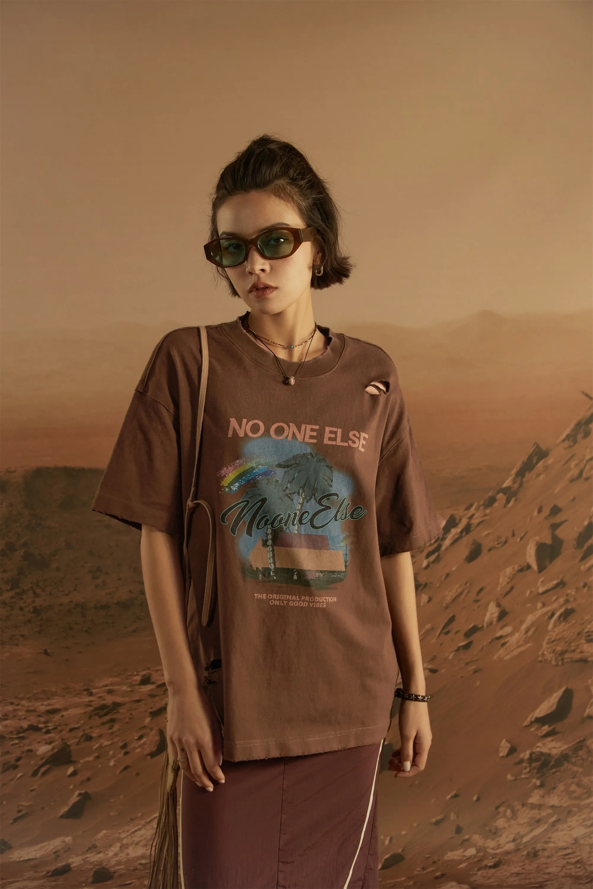 Printed Boxy T-Shirt