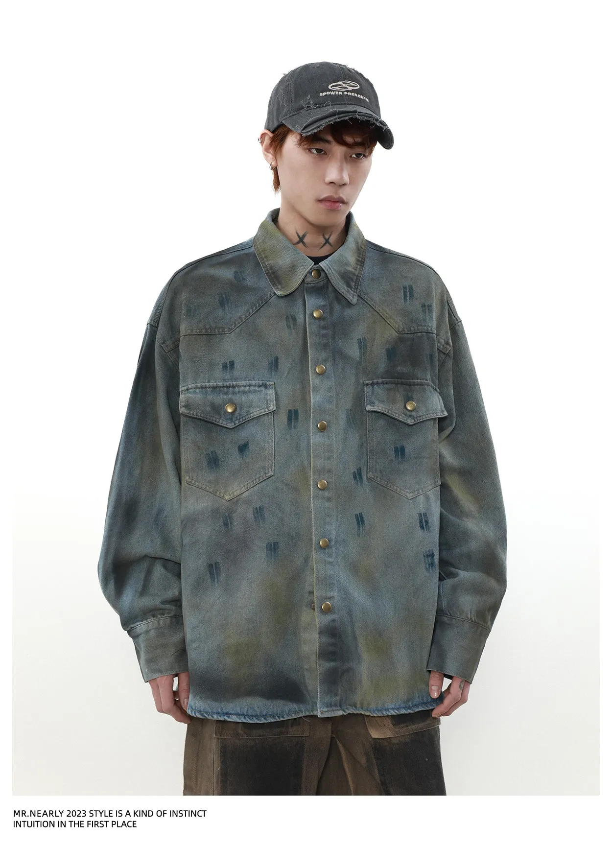 QS378A denim shirts