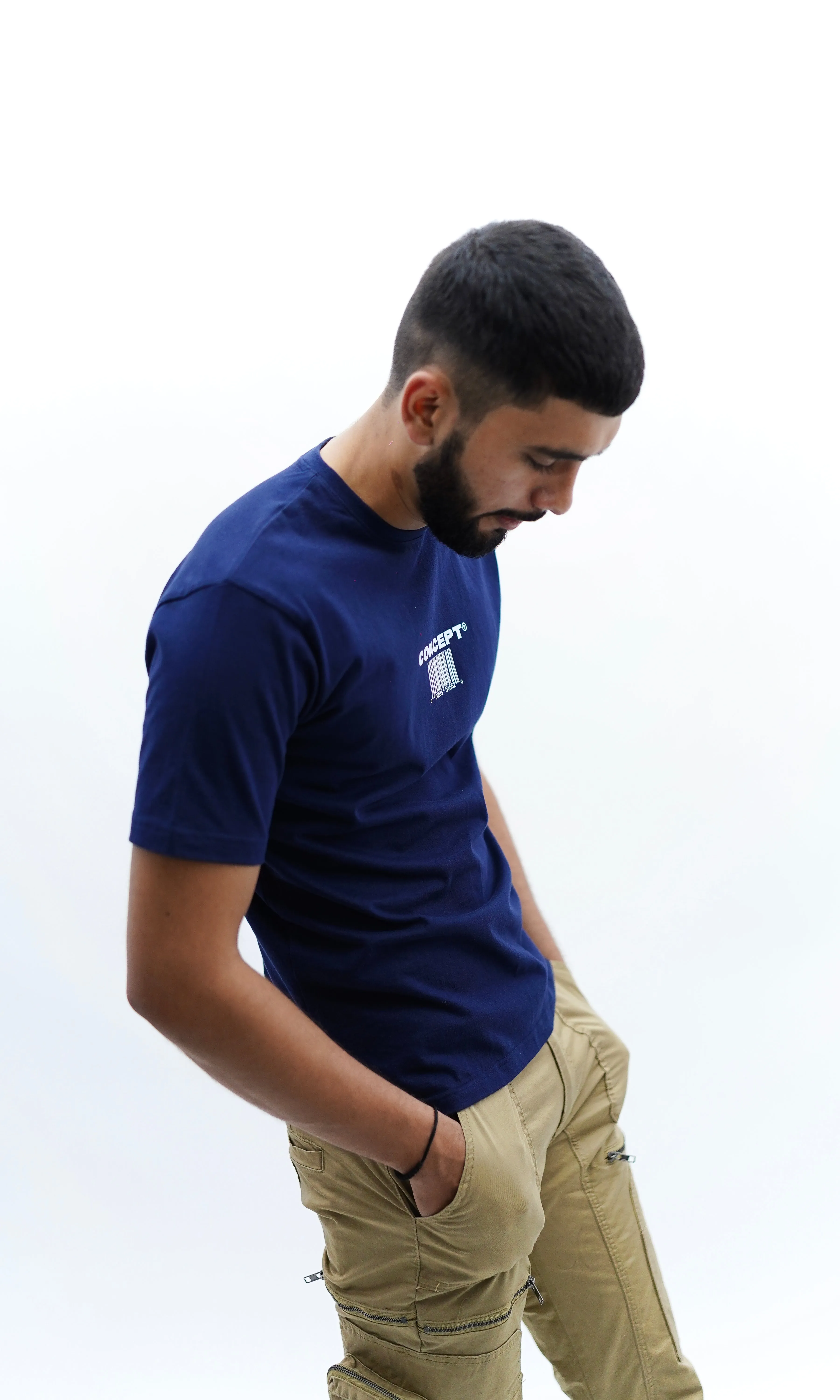 "Concept" Relaxed Blue T-Shirt By DemonWear for Him