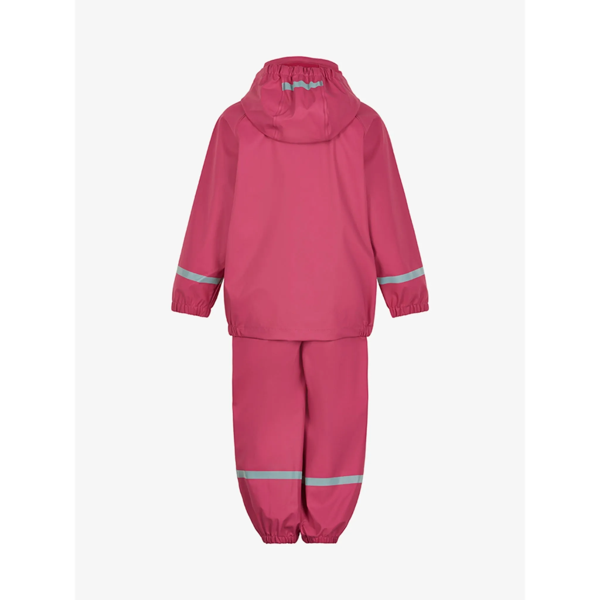 Recycled Rainwear Set with Bibbed Overall - Honeysuckle