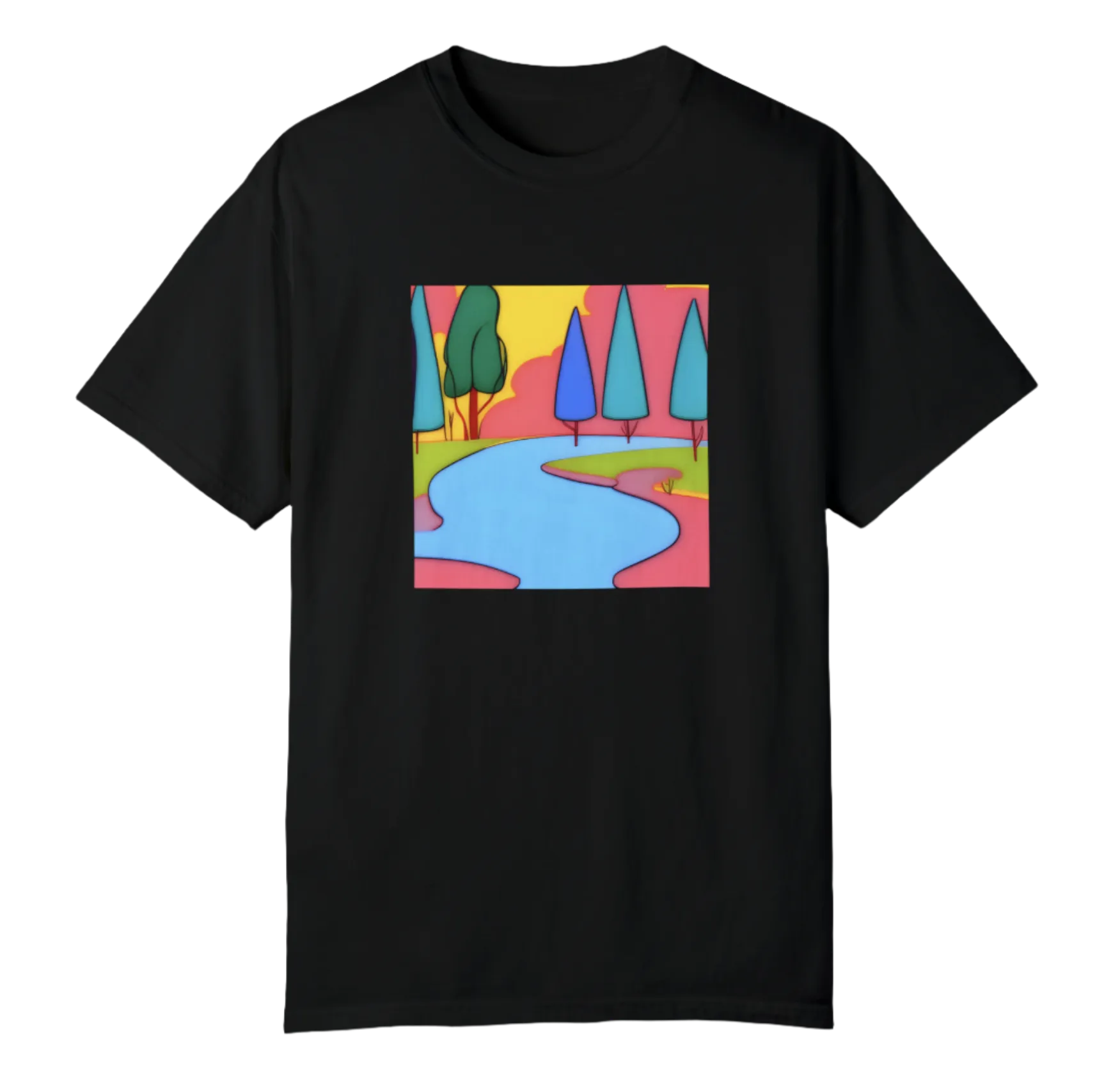 Relaxed Fit Water Path Tee