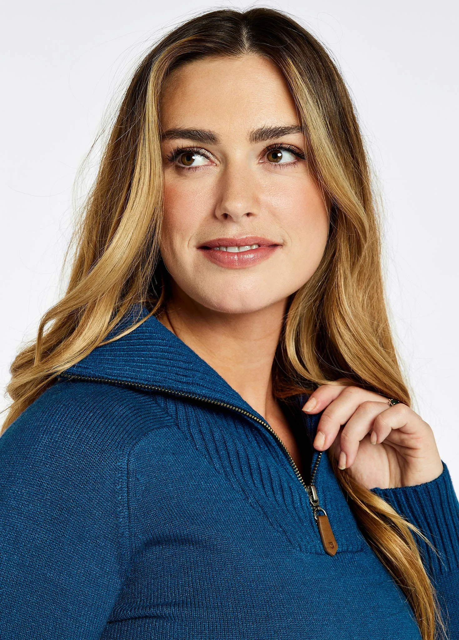 Rosmead Sweater - Peacock Blue