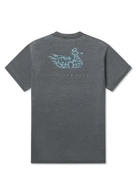 Seawash Tee Retro Duck Oringinals in Midnight Gray by Southern Marsh