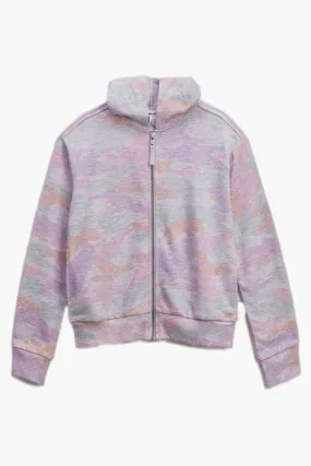 Splendid Pastel Camo Girls Hoodie (Size 10 left)